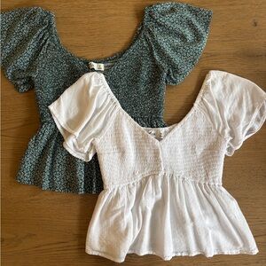 Hollister babydoll tops